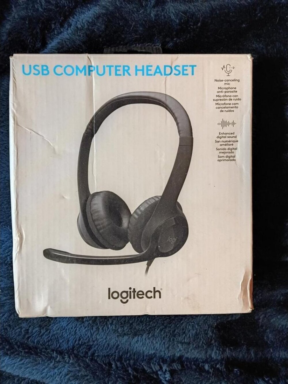 Logitech USB Computer Headset with Noise-Canceling Microphone